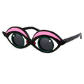 Yaz Bukey X Linda Farrow Black Pink Sunglasses