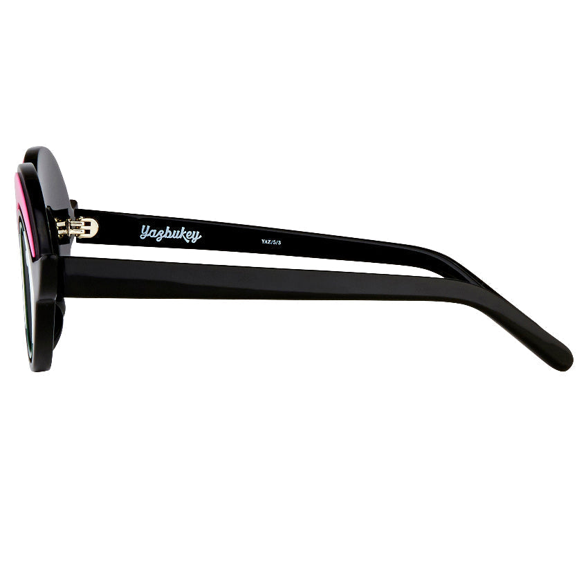 Yaz Bukey X Linda Farrow Black Pink Sunglasses
