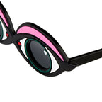 Yaz Bukey X Linda Farrow Black Pink Sunglasses
