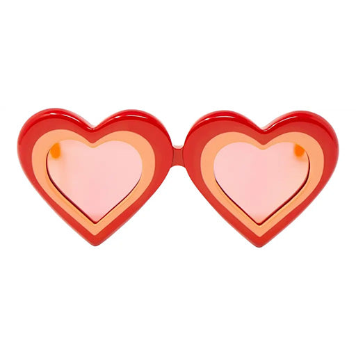 Yaz Bukey x Linda Farrow Red Mirrored Sunglasses