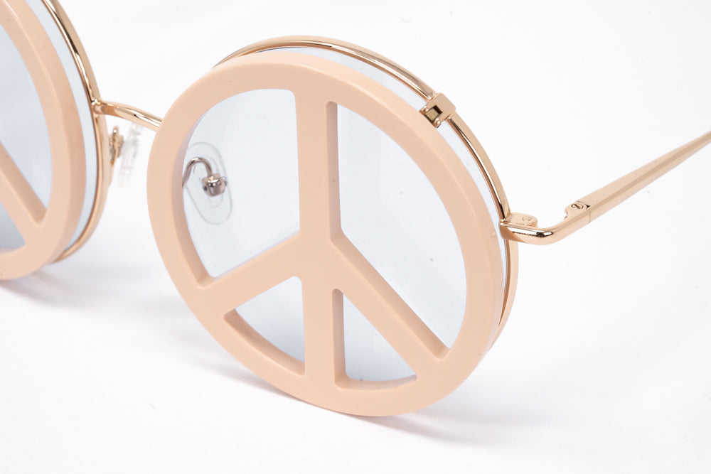 Yaz Bukey x Linda Farrow Pink Sunglasses