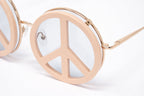 Yaz Bukey x Linda Farrow Pink Sunglasses