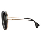 Yaz Bukey x Linda Farrow Black Sunglasses
