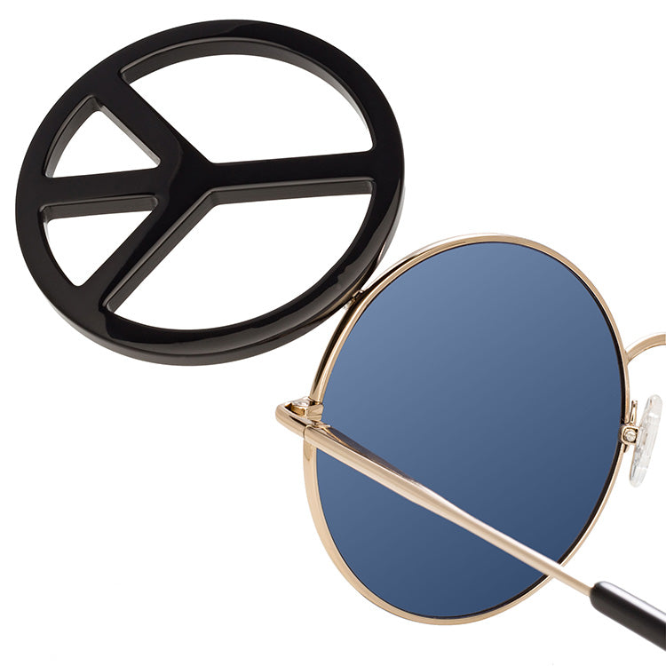 Yaz Bukey x Linda Farrow Black Sunglasses