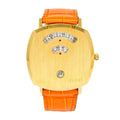 Gucci Watch Grip 38mm Gold PVD Orange