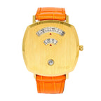 Gucci Watch Grip 38mm Gold PVD Orange
