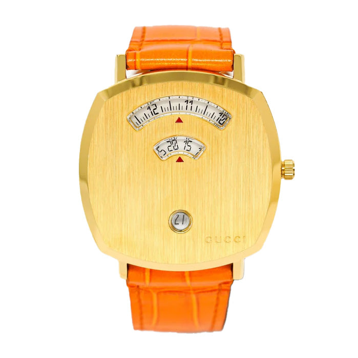 Gucci Watch Grip 38mm Gold PVD Orange