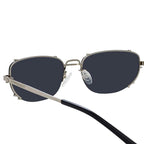 Y/Project x Linda Farrow Black Polarised Sunglasses