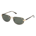 Y/Project x Linda Farrow Green Polarised Sunglasses