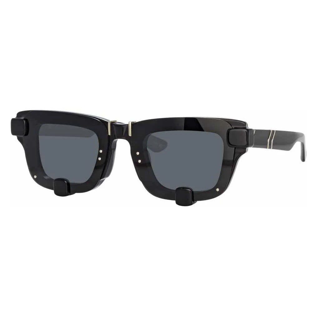 Y/Project x Linda Farrow Black Polarised Sunglasses