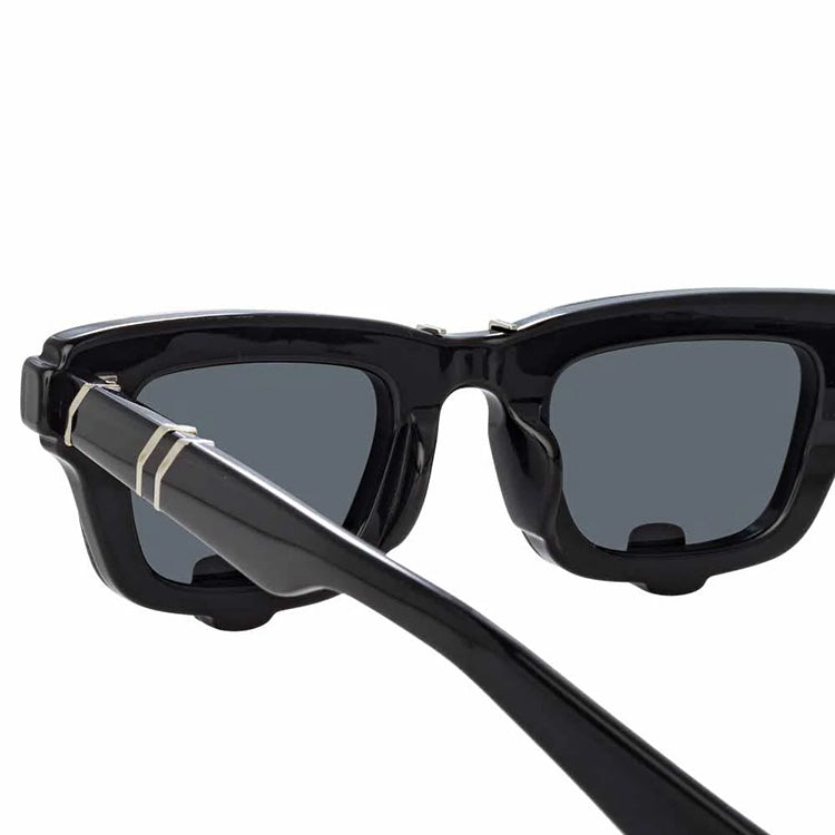 Y/Project x Linda Farrow Black Polarised Sunglasses