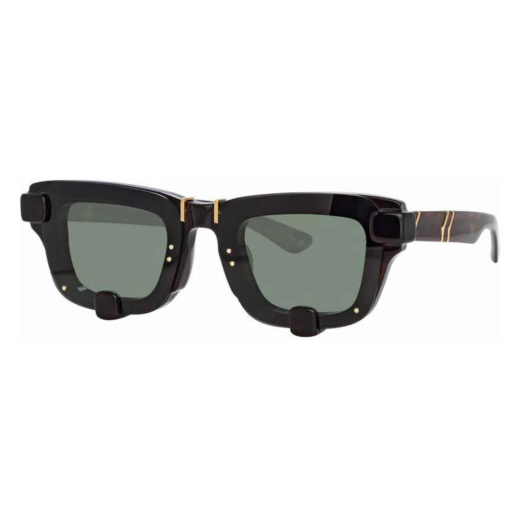 Y/Project x Linda Farrow Black Brown Polarised Sunglasses