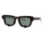Y/Project x Linda Farrow Black Brown Polarised Sunglasses