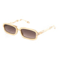 Y/Project x Linda Farrow Brown Ivory Sunglasses