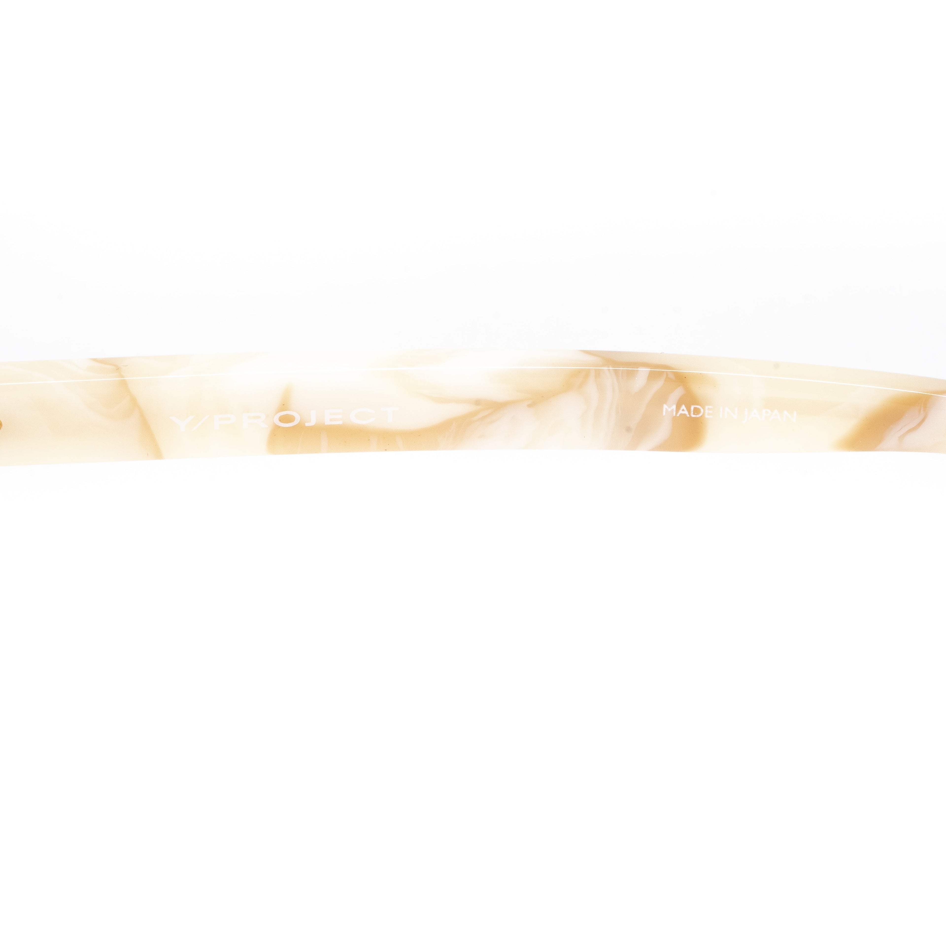 Y/Project x Linda Farrow Brown Ivory Sunglasses