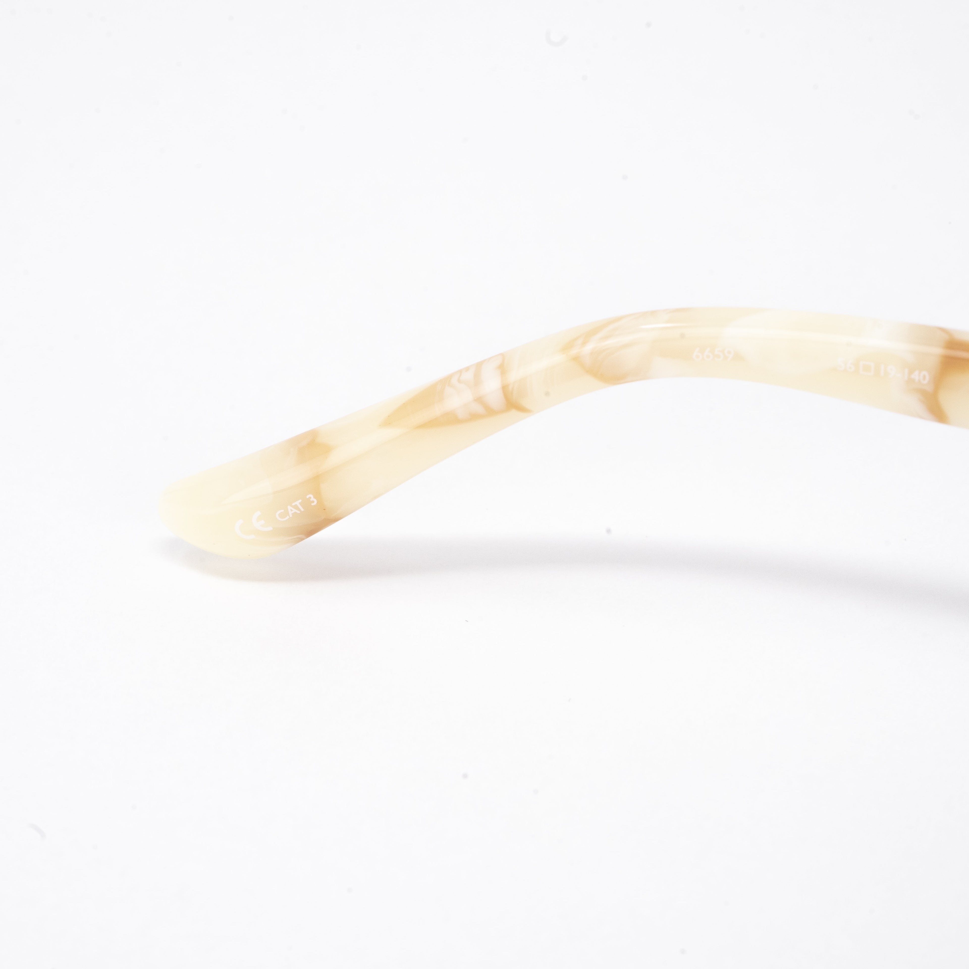 Y/Project x Linda Farrow Brown Ivory Sunglasses