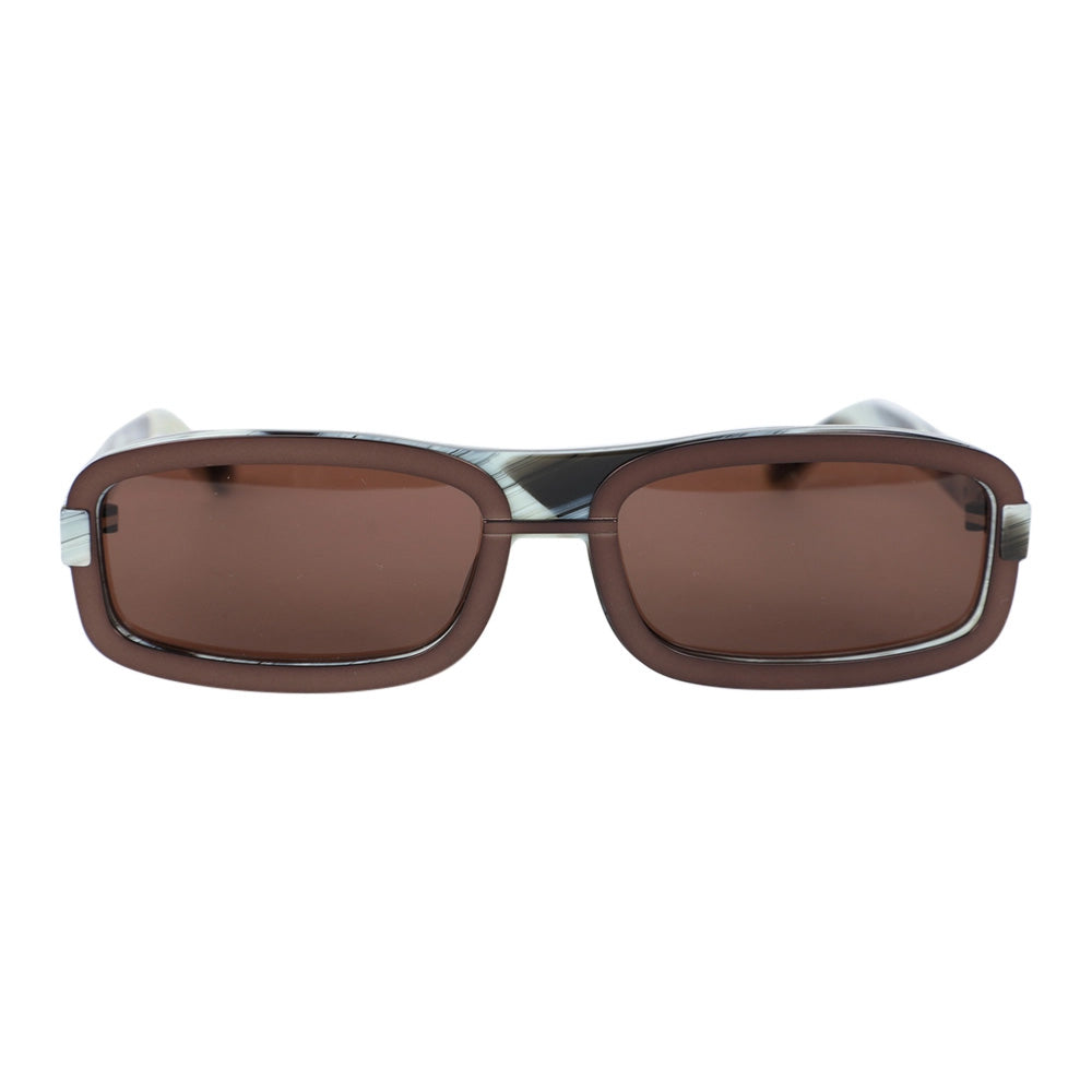 Y/Project x Linda Farrow Unisex Brown Sunglasses