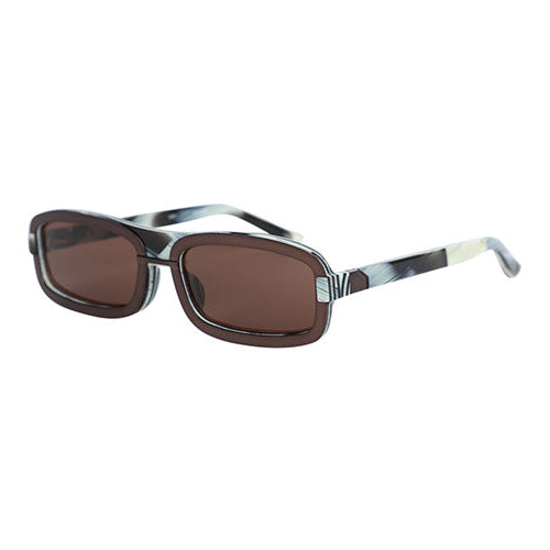 Y/Project x Linda Farrow Unisex Brown Sunglasses