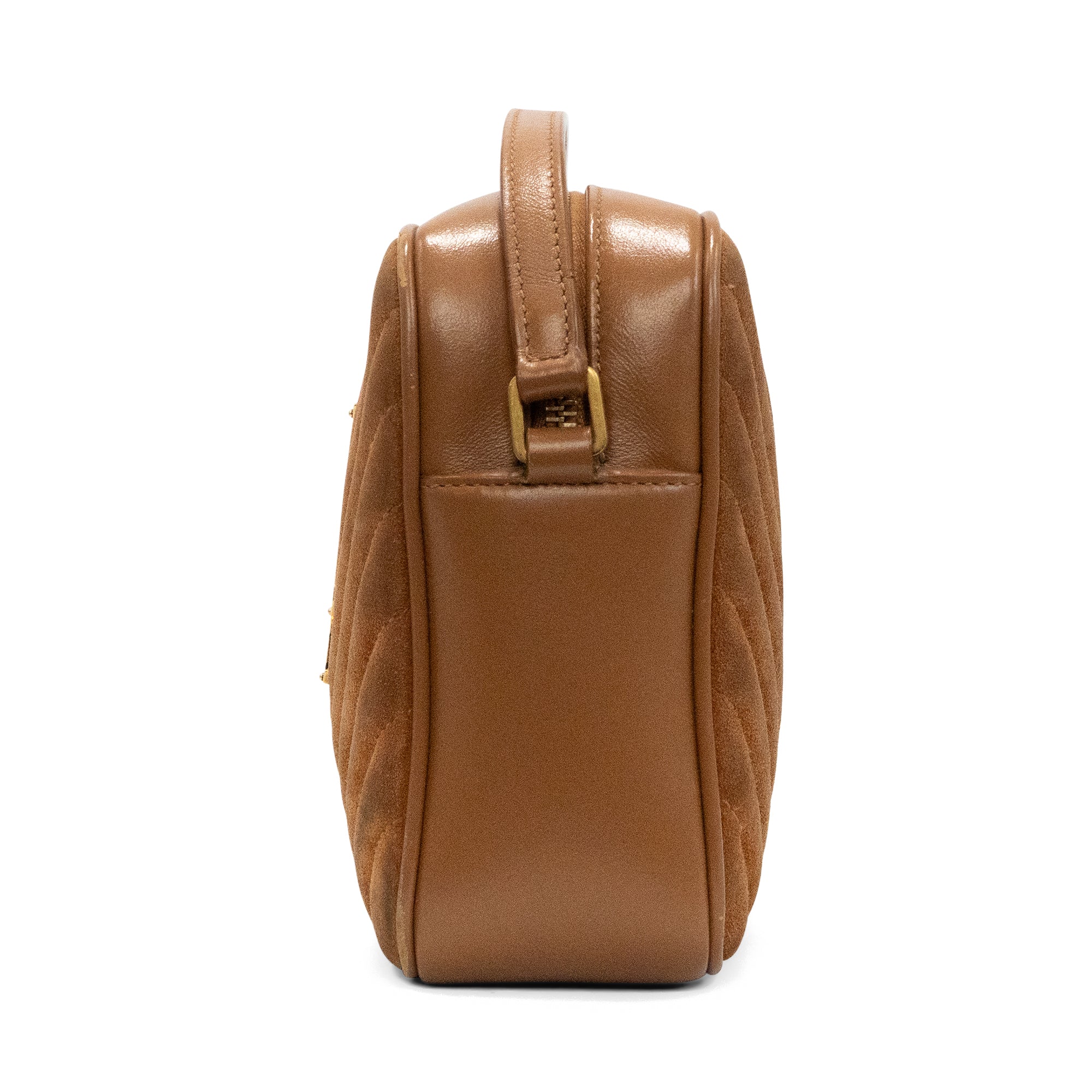 Saint Laurent 'Lou' Suede Camera Bag