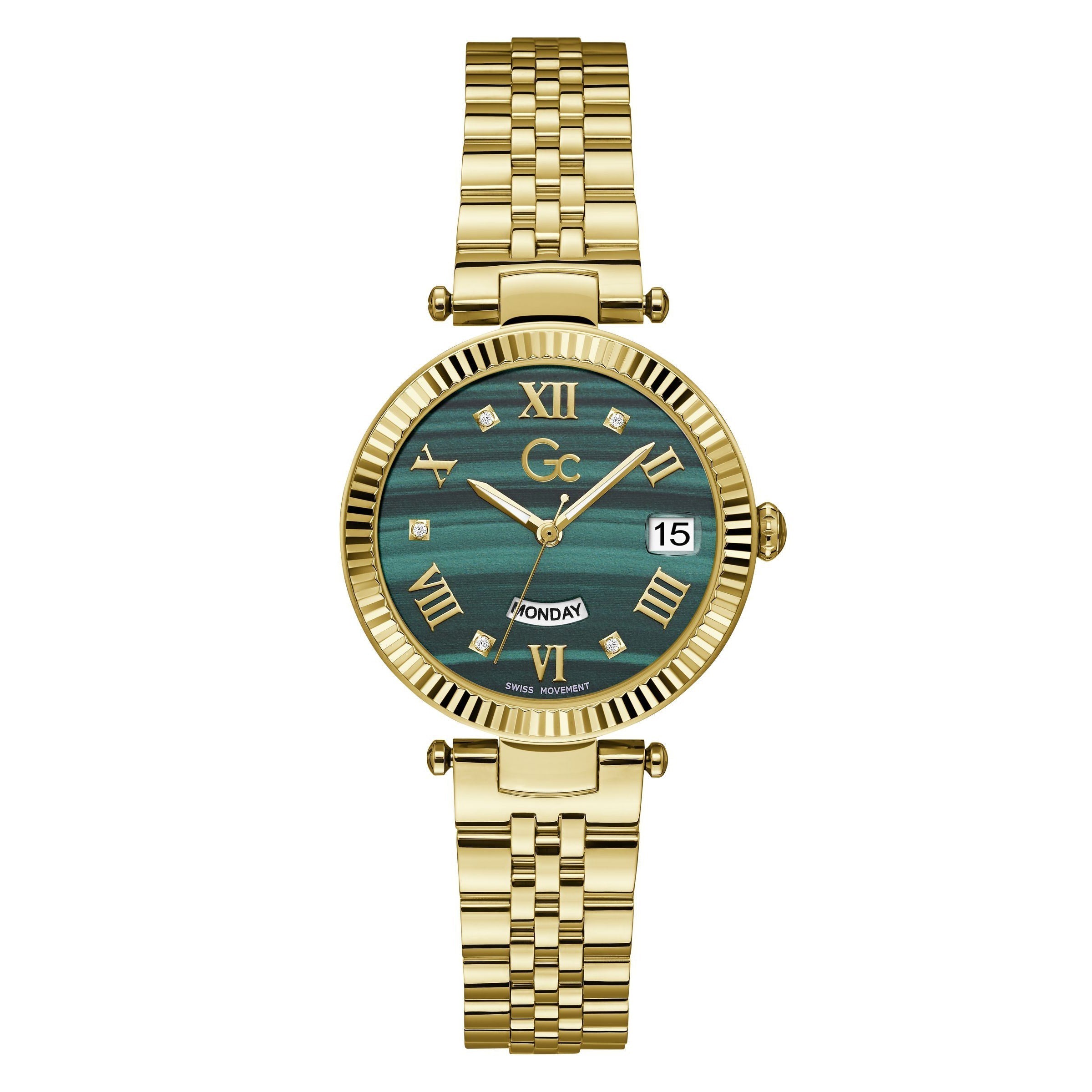 Gc Flair Ladies Green Watch
