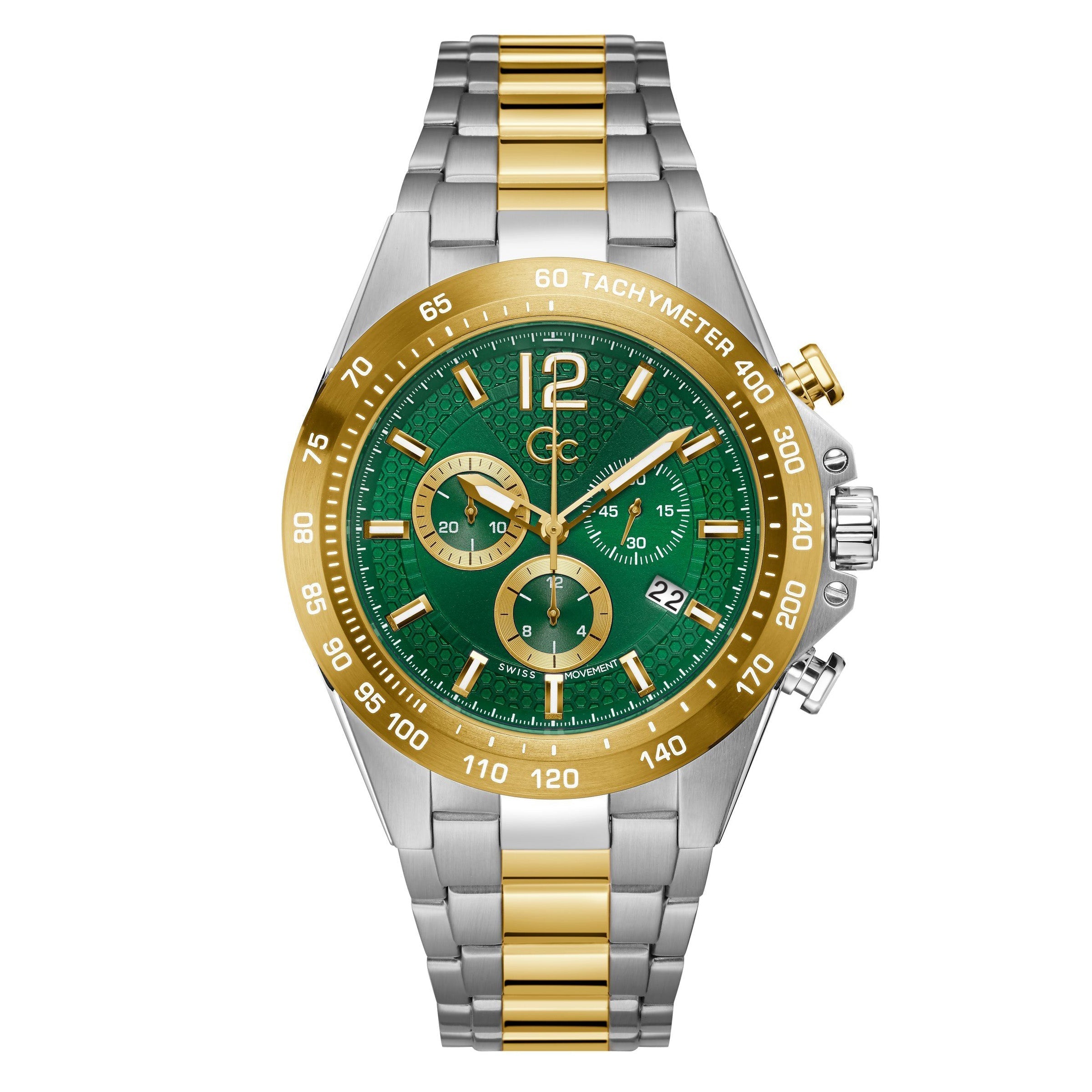 Gc Audacious Men's Green Watch