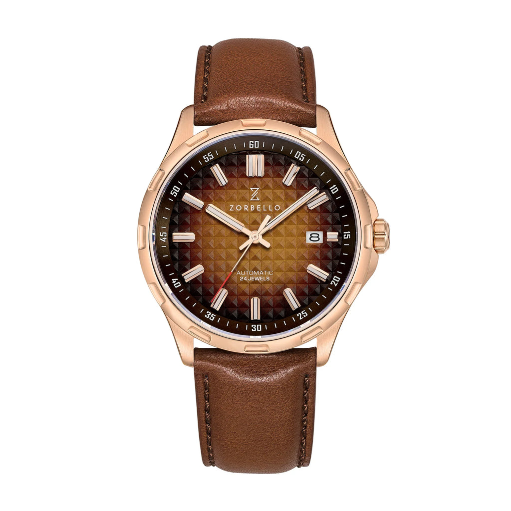 Zorbello Mechanical Watch M1 Series Brown LumiNova®