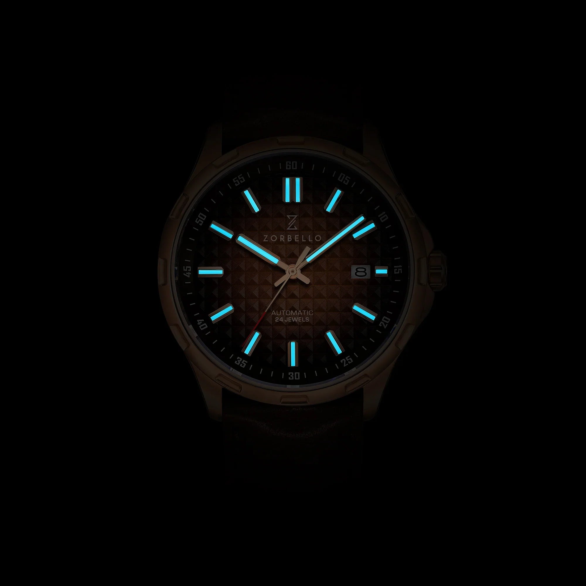 Zorbello Mechanical Watch M1 Series Brown LumiNova®