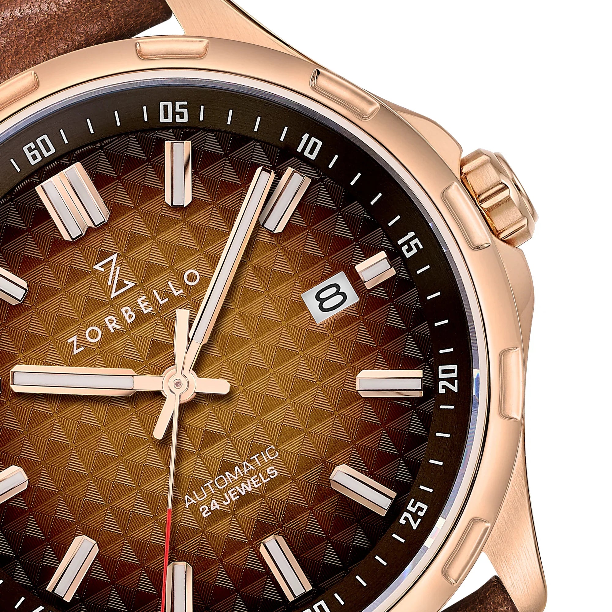 Zorbello Mechanical Watch M1 Series Brown LumiNova®