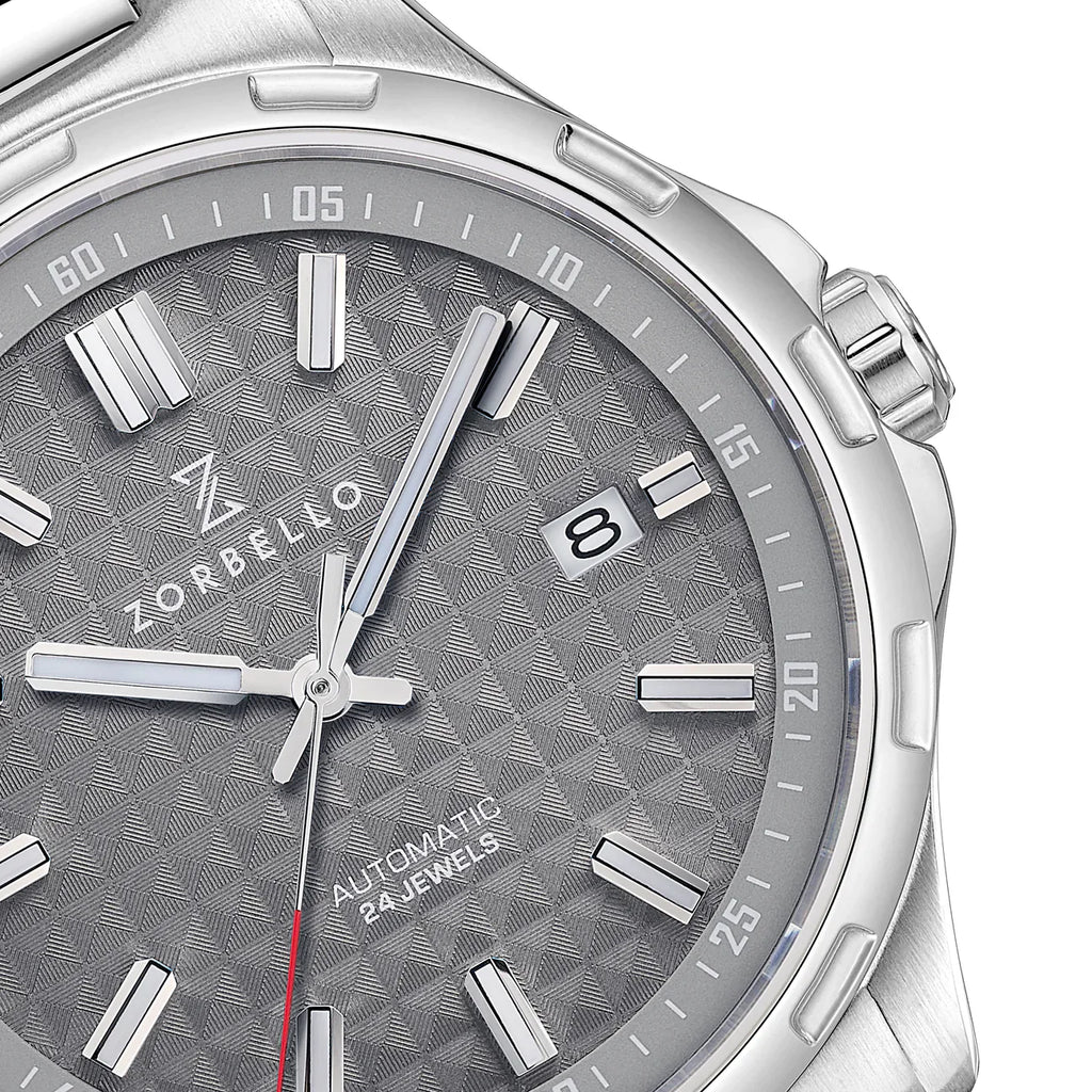 Zorbello Mechanical Watch M1 Series Grey LumiNova®