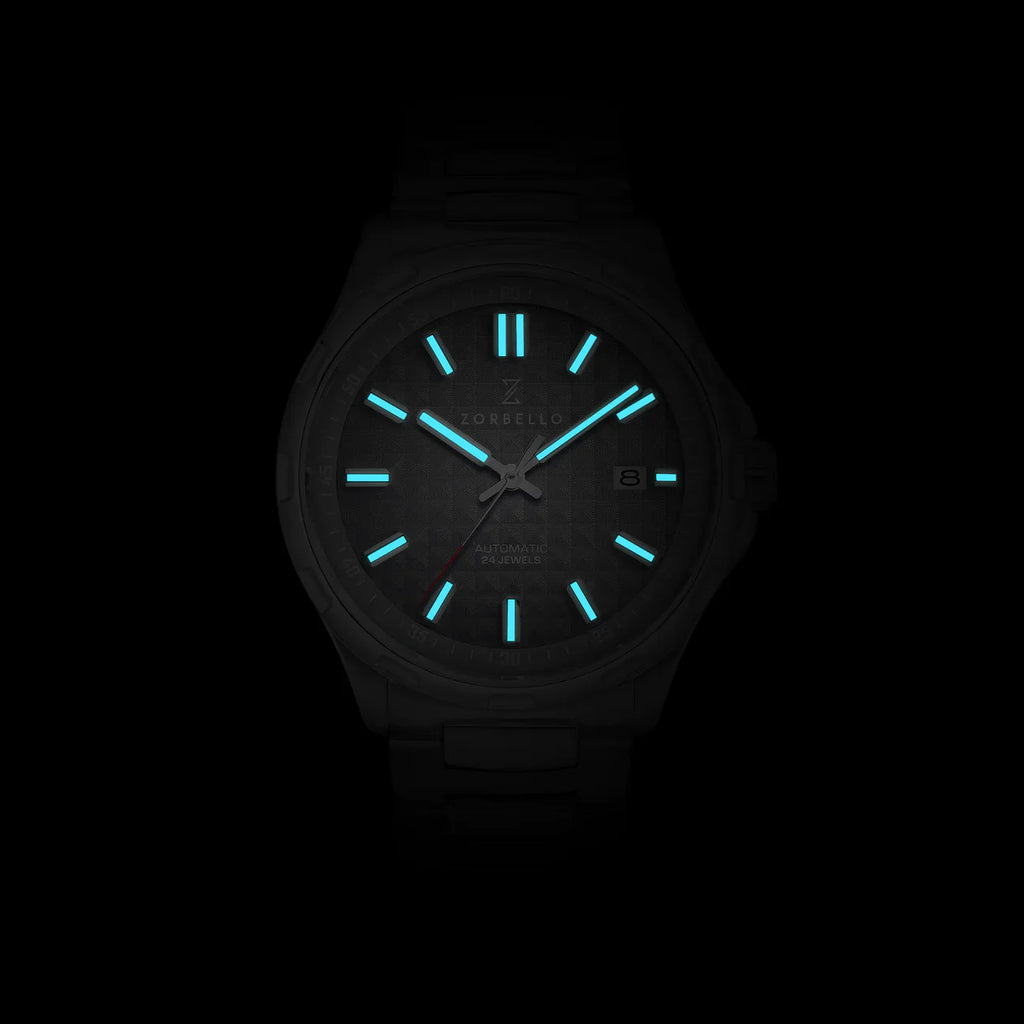 Zorbello Mechanical Watch M1 Series Grey LumiNova®
