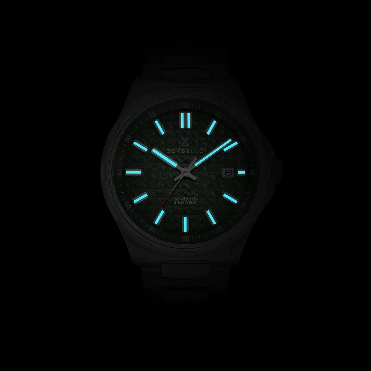 Zorbello Mechanical Watch M1 Series Green LumiNova®