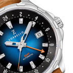 Zorbello Mechanical Watch G1 GMT Blue LumiNova®