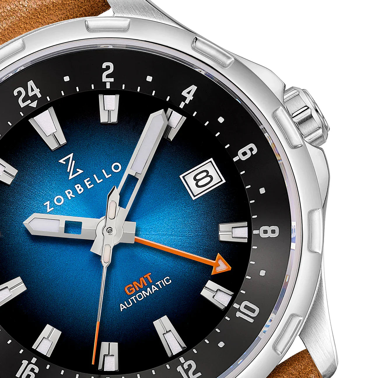 Zorbello Mechanical Watch G1 GMT Blue LumiNova®