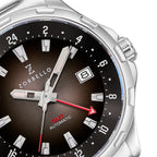 Zorbello Mechanical Watch G1 GMT Brown SS LumiNova®