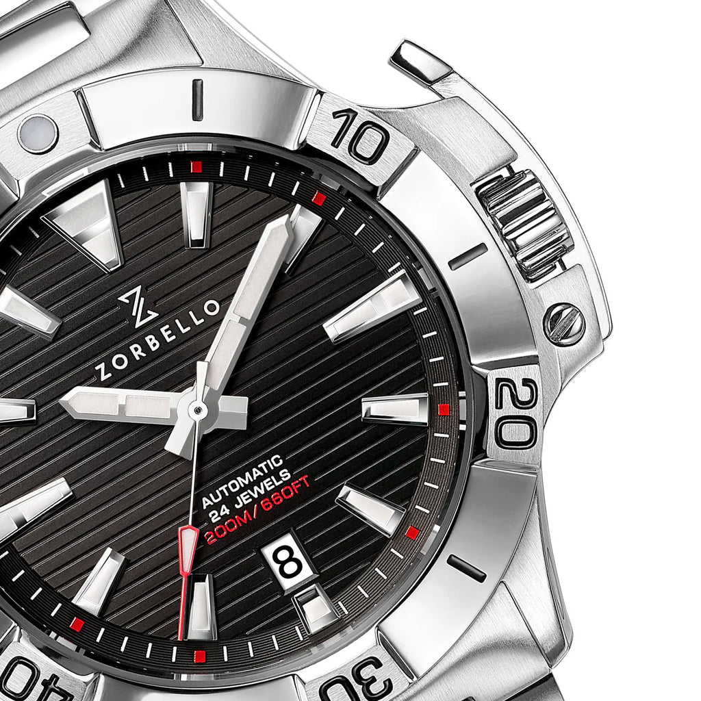 Zorbello D1 Ocean Men's Black Watch