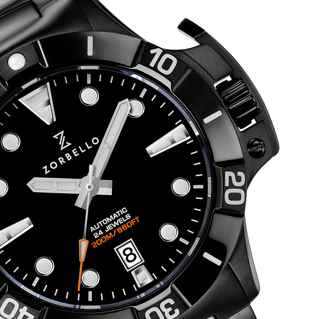 Zorbello D1 Ocean Limited Edition Men's Black Watch