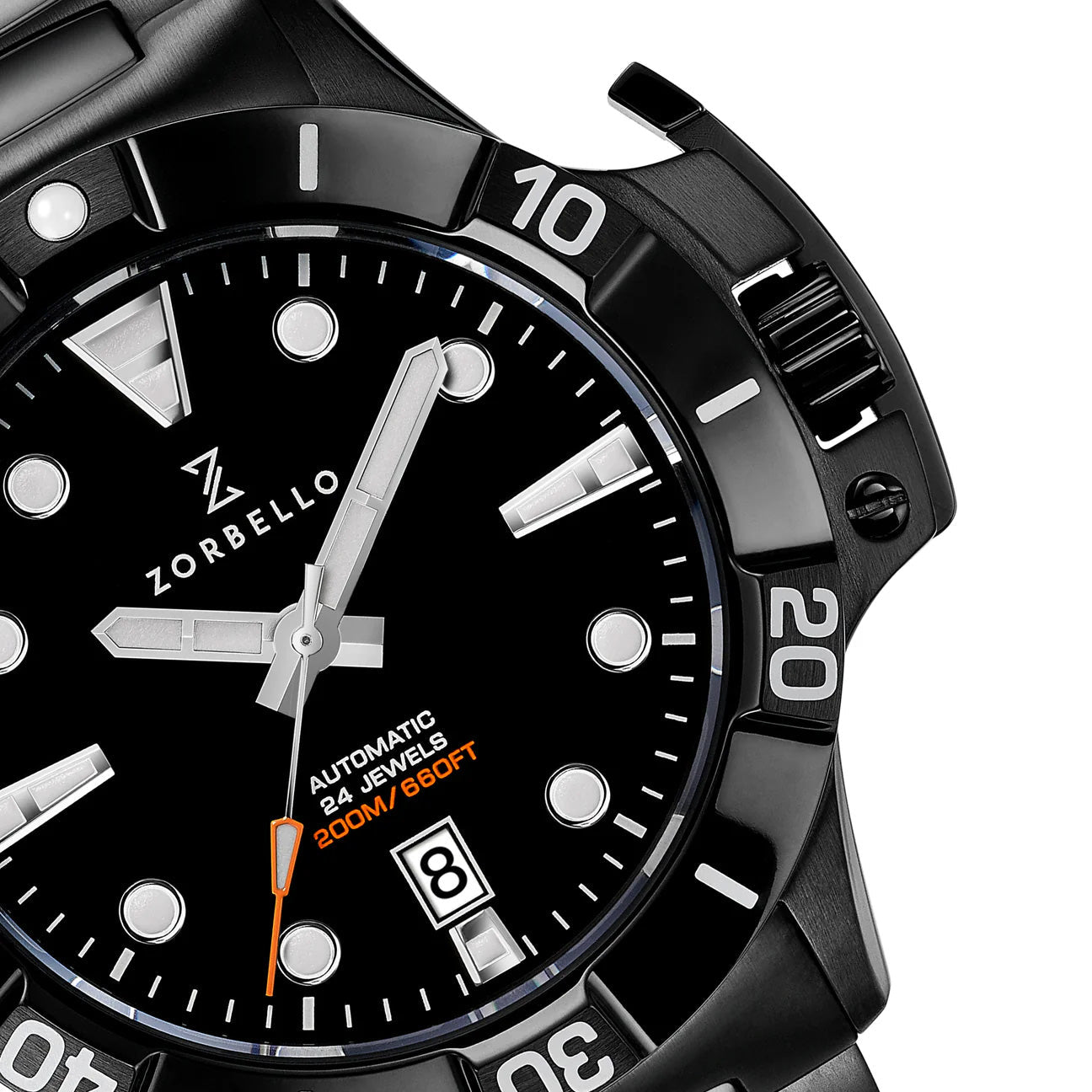 Zorbello D1 Ocean Limited Edition Men's Black Watch