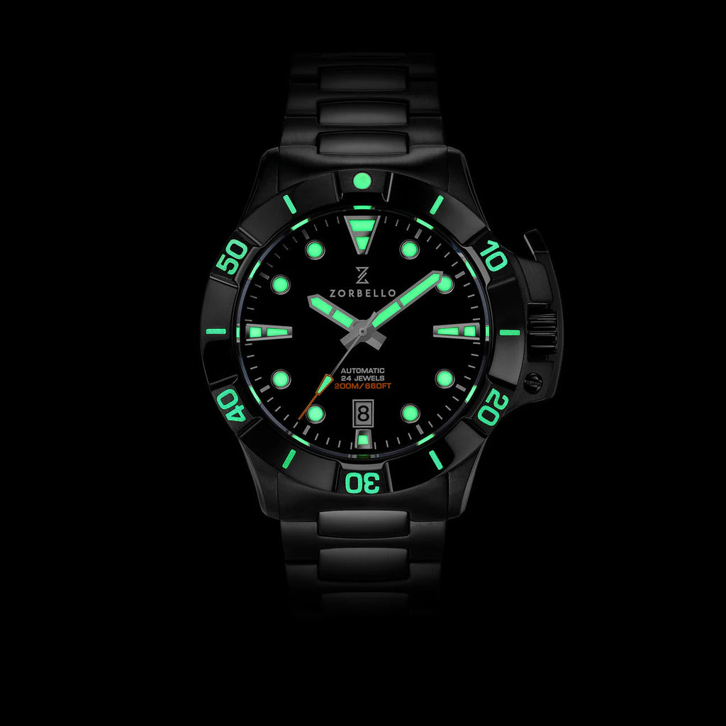 Zorbello D1 Ocean Limited Edition Men's Black Watch