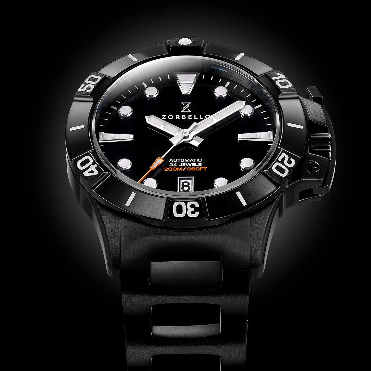 Zorbello D1 Ocean Limited Edition Men's Black Watch