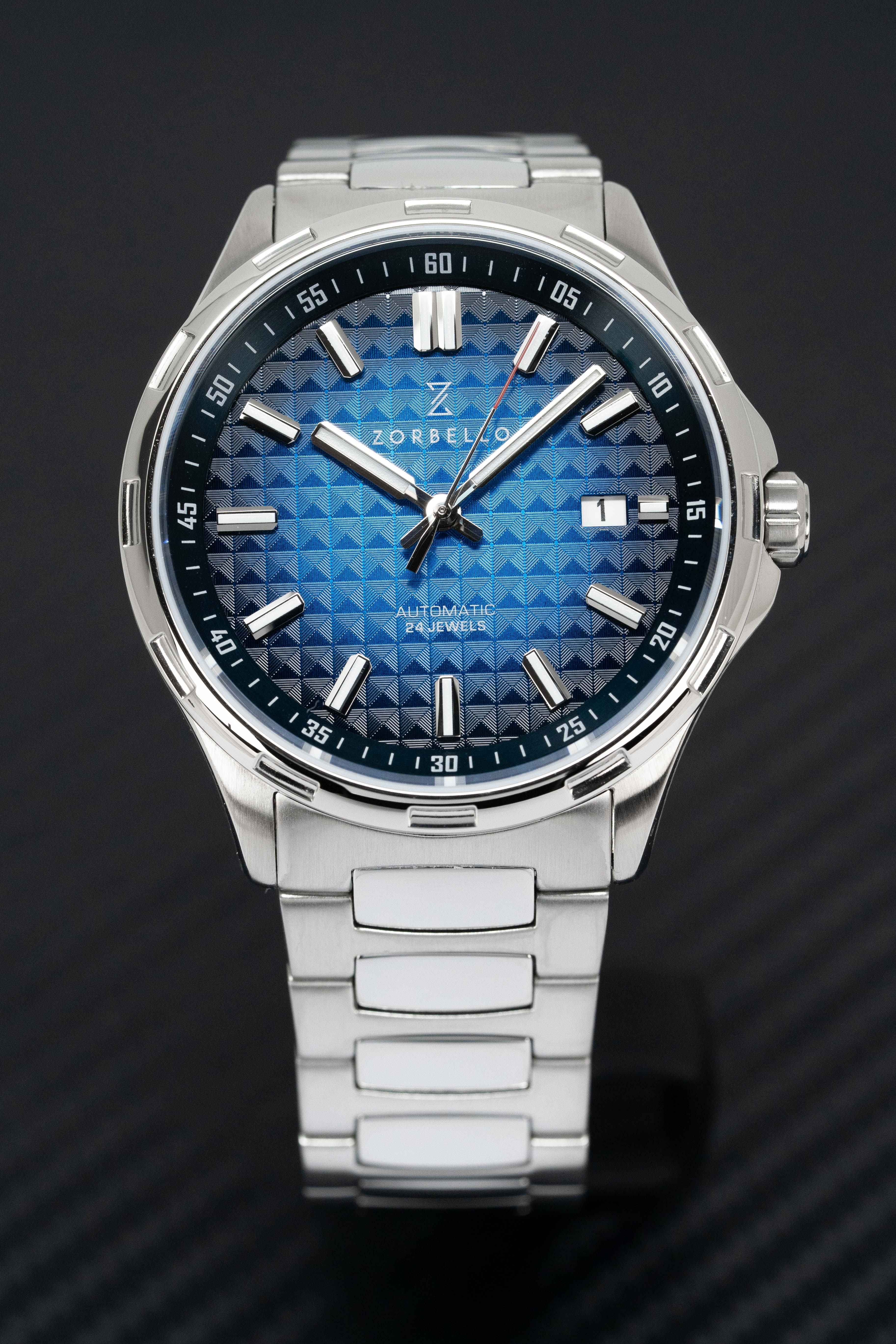 Zorbello Mechanical Watch M1 Series Blue LumiNova®