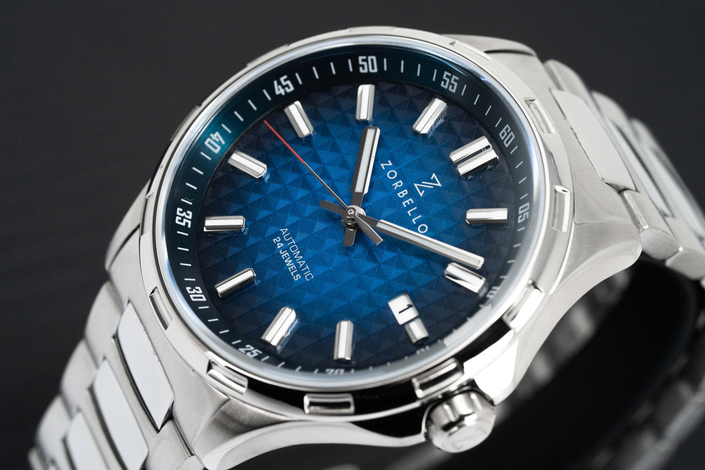 Zorbello Mechanical Watch M1 Series Blue LumiNova®