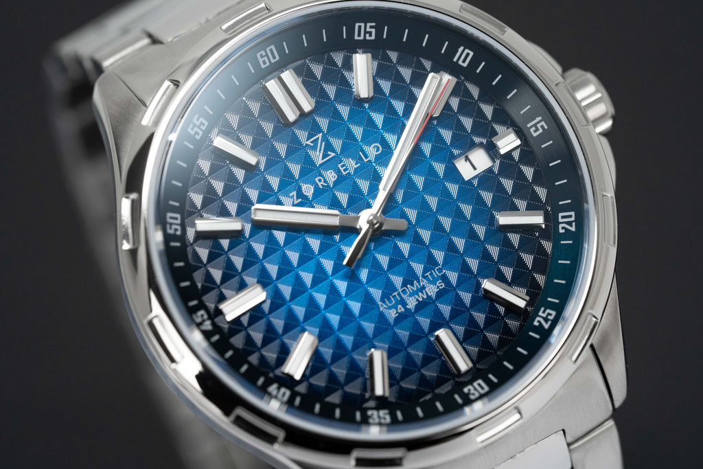 Zorbello Mechanical Watch M1 Series Blue LumiNova®