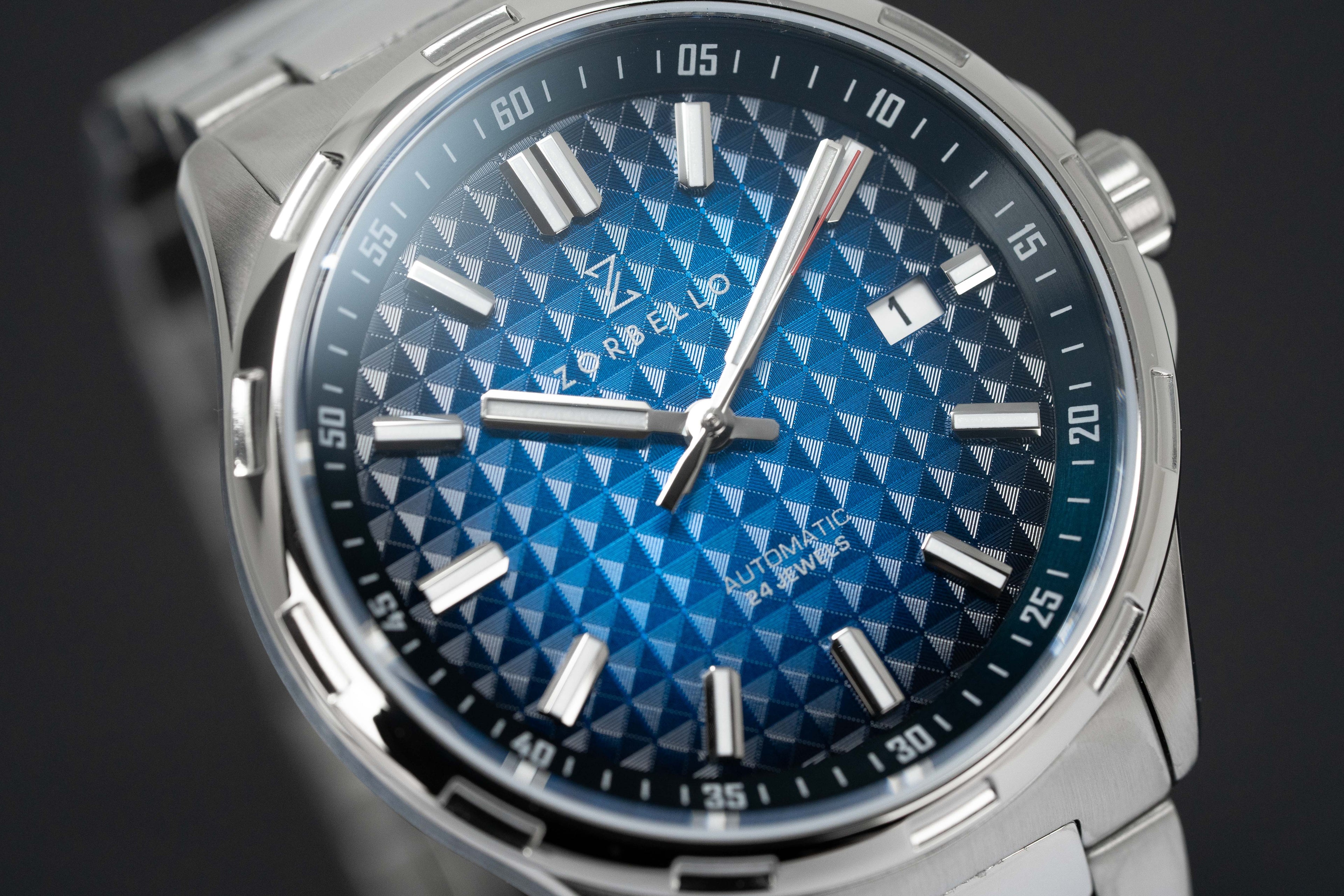 Zorbello Mechanical Watch M1 Series Blue LumiNova®