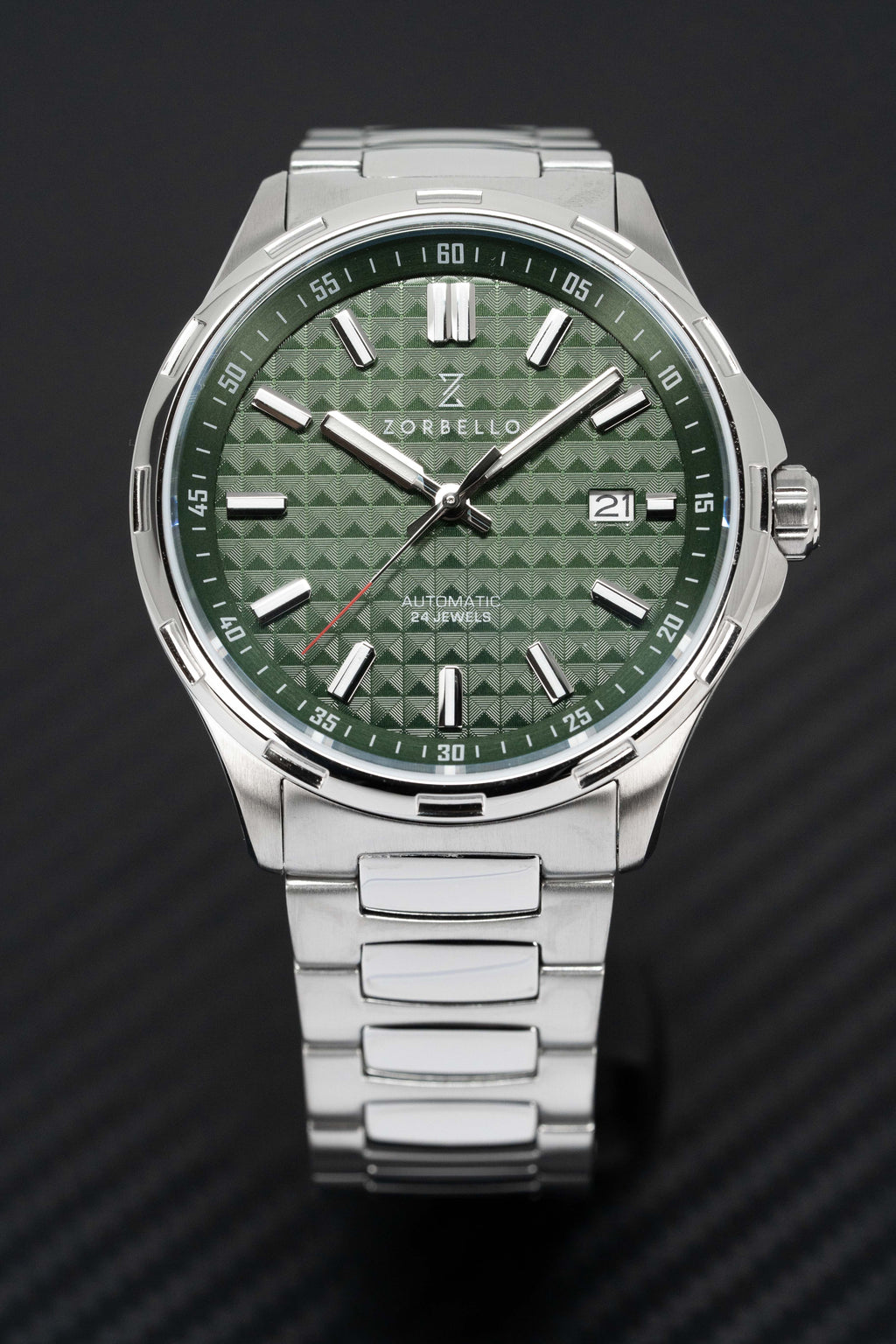 Zorbello Mechanical Watch M1 Series Green LumiNova®