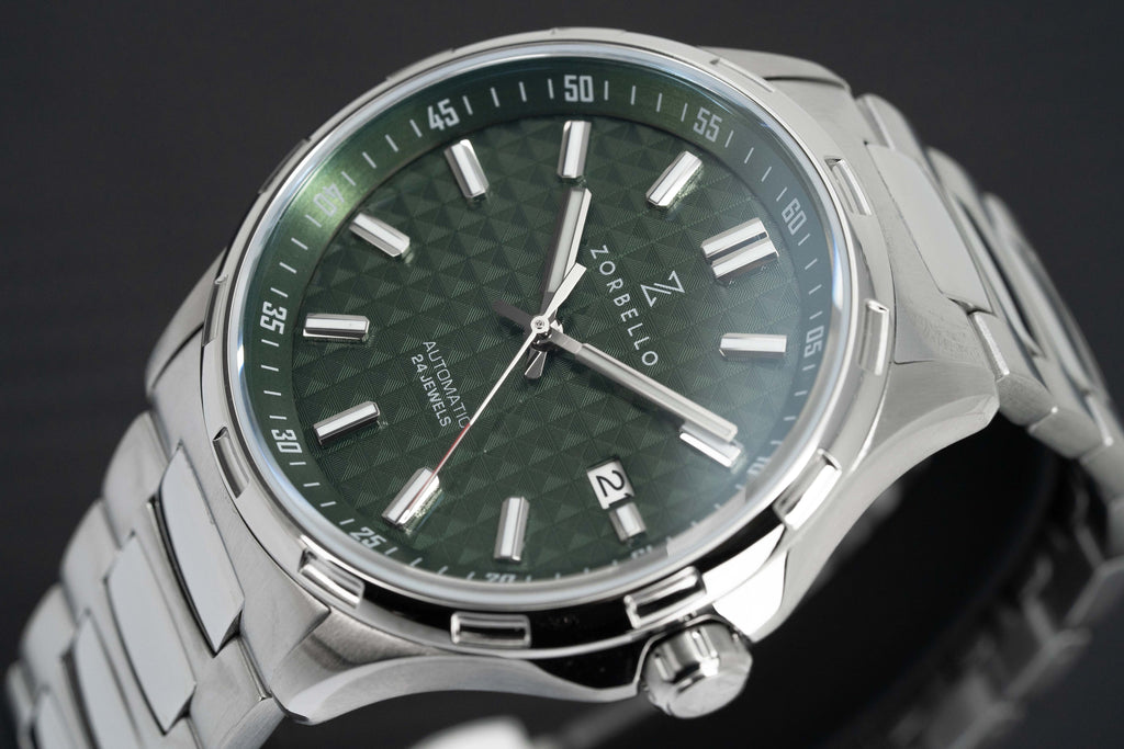 Zorbello Mechanical Watch M1 Series Green LumiNova®