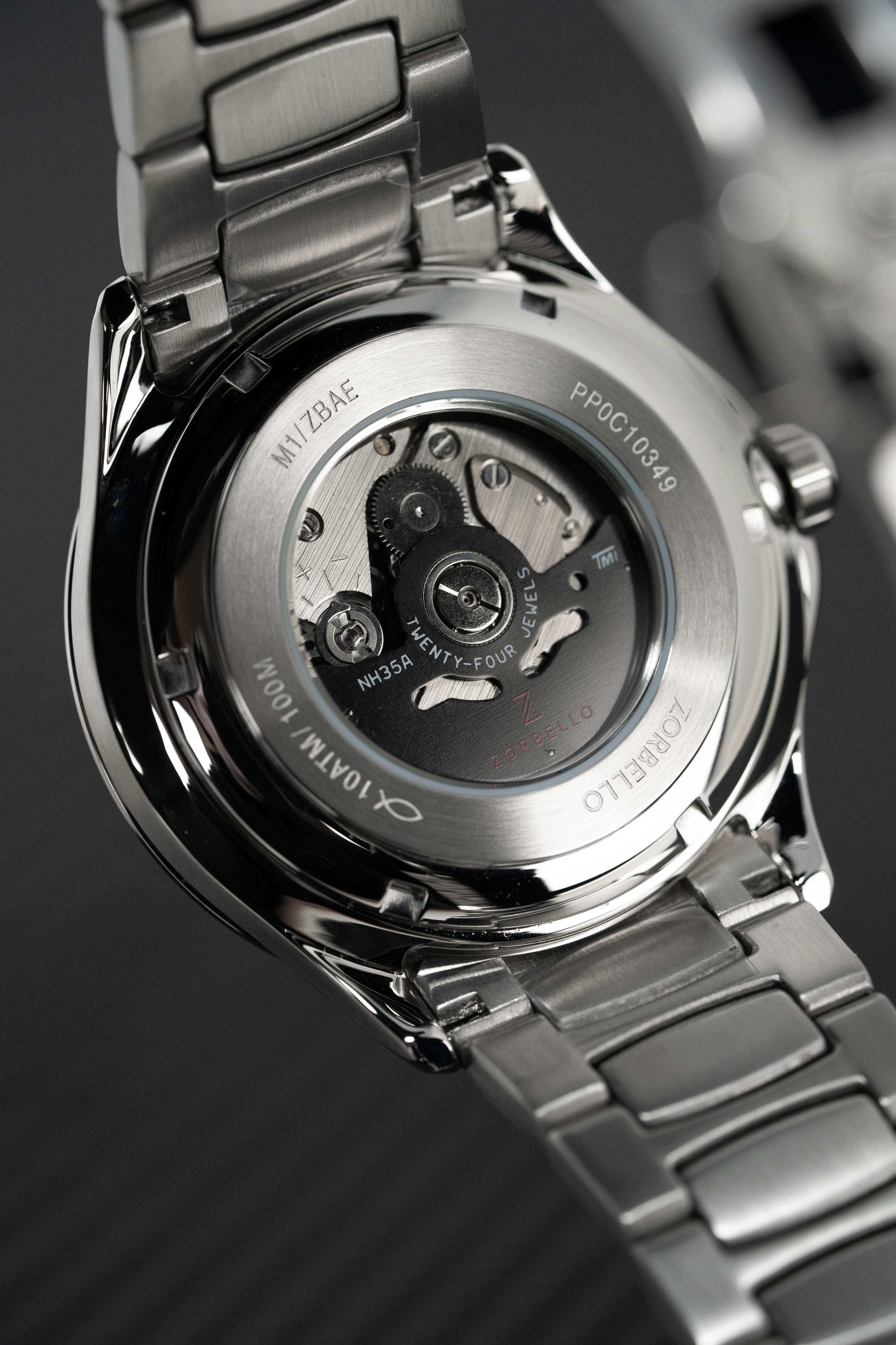 Zorbello Mechanical Watch M1 Series Green LumiNova®