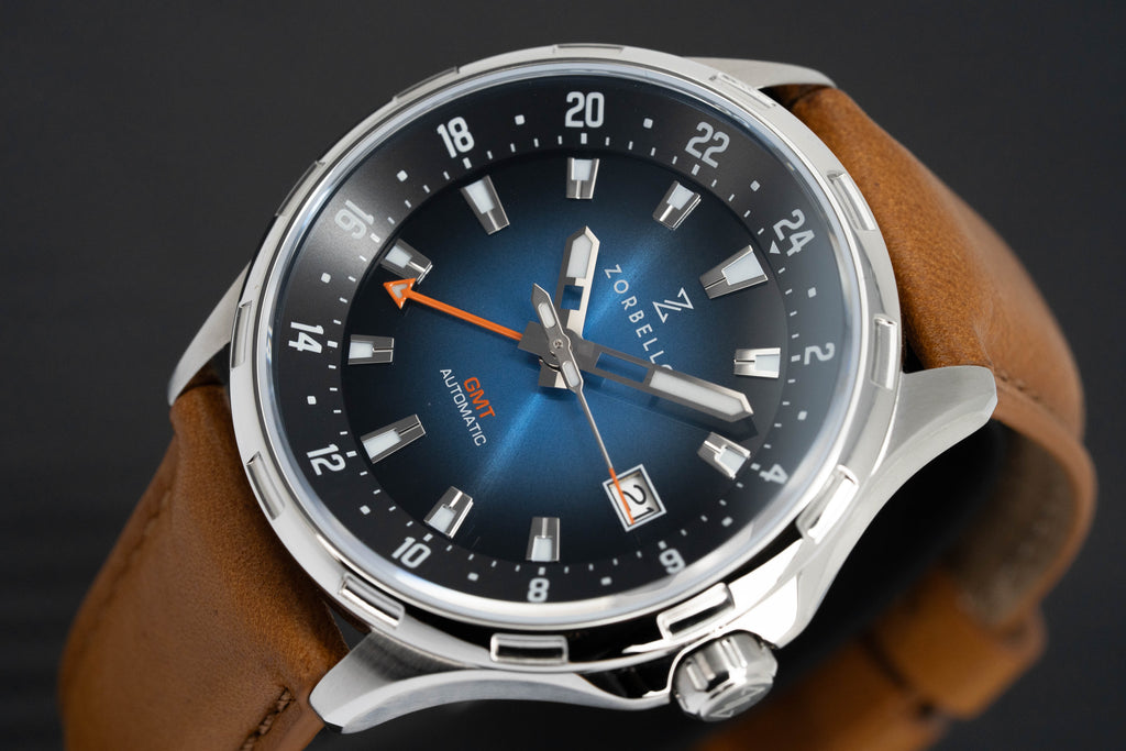Zorbello Mechanical Watch G1 GMT Blue LumiNova®