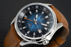 Zorbello Mechanical Watch G1 GMT Blue LumiNova®