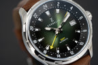 Zorbello Mechanical Watch G1 GMT Green LumiNova®