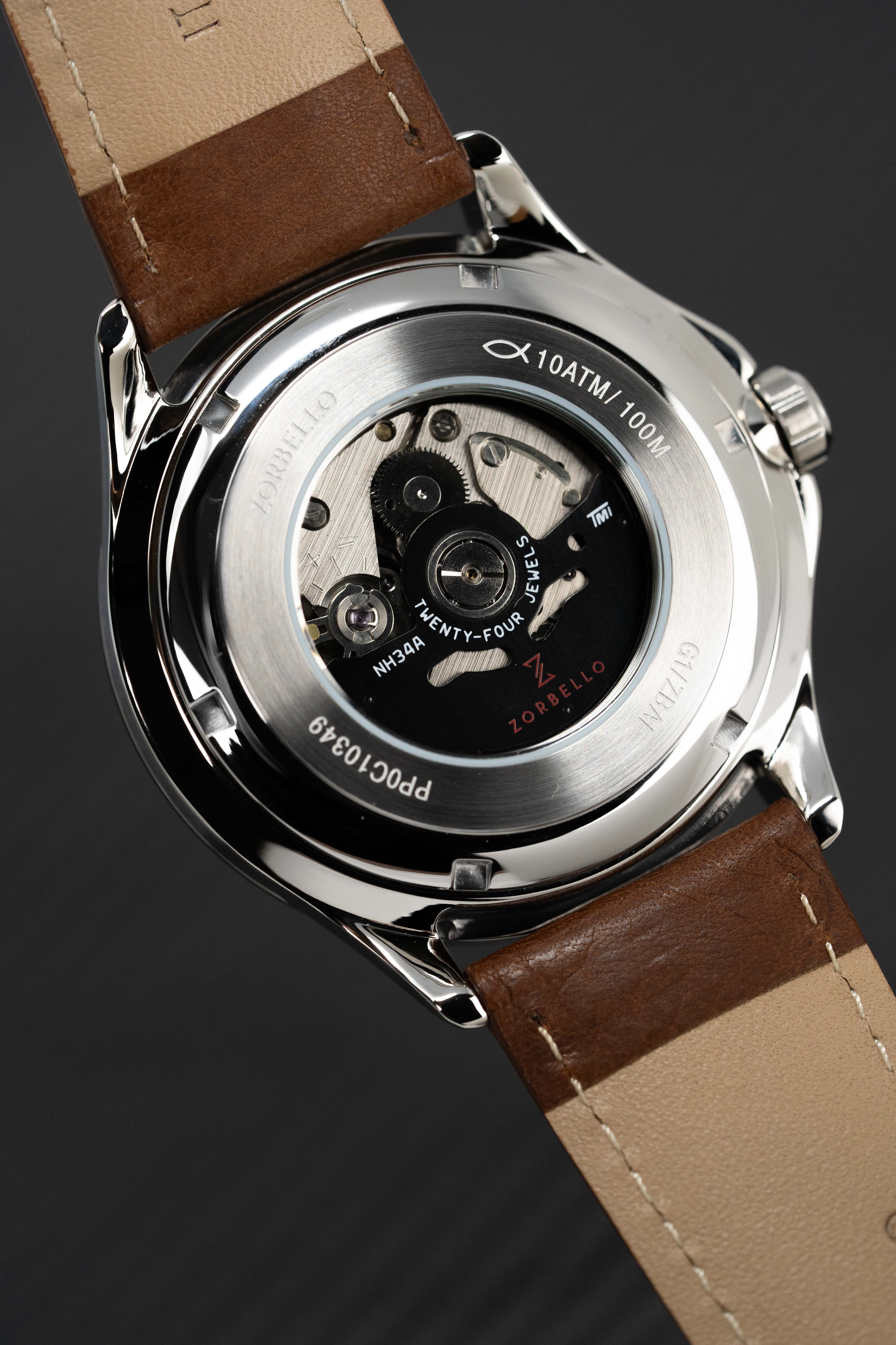 Zorbello Mechanical Watch G1 GMT Green LumiNova®